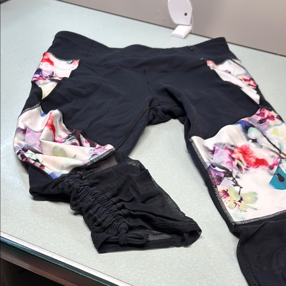 Floral Print capri Leggings